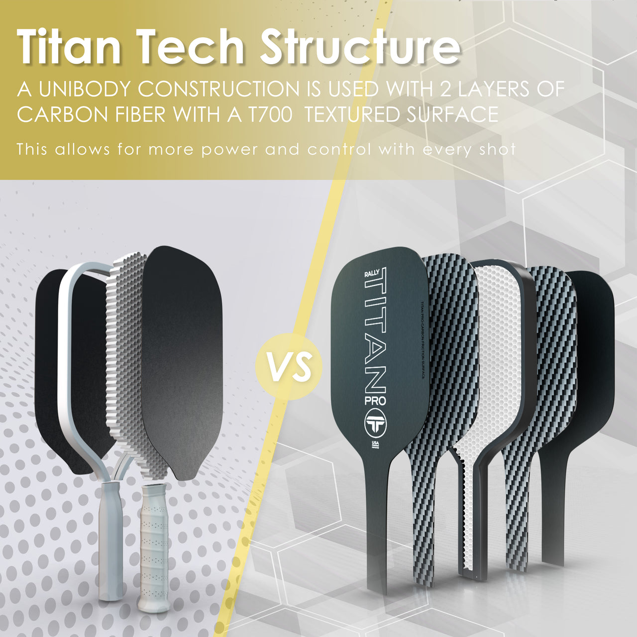 Titan Pro 16MM | Thermoformed Unibody Construction | Foam Injected Walls | T700 Titan Carbon Friction Surface | White with Black Accents