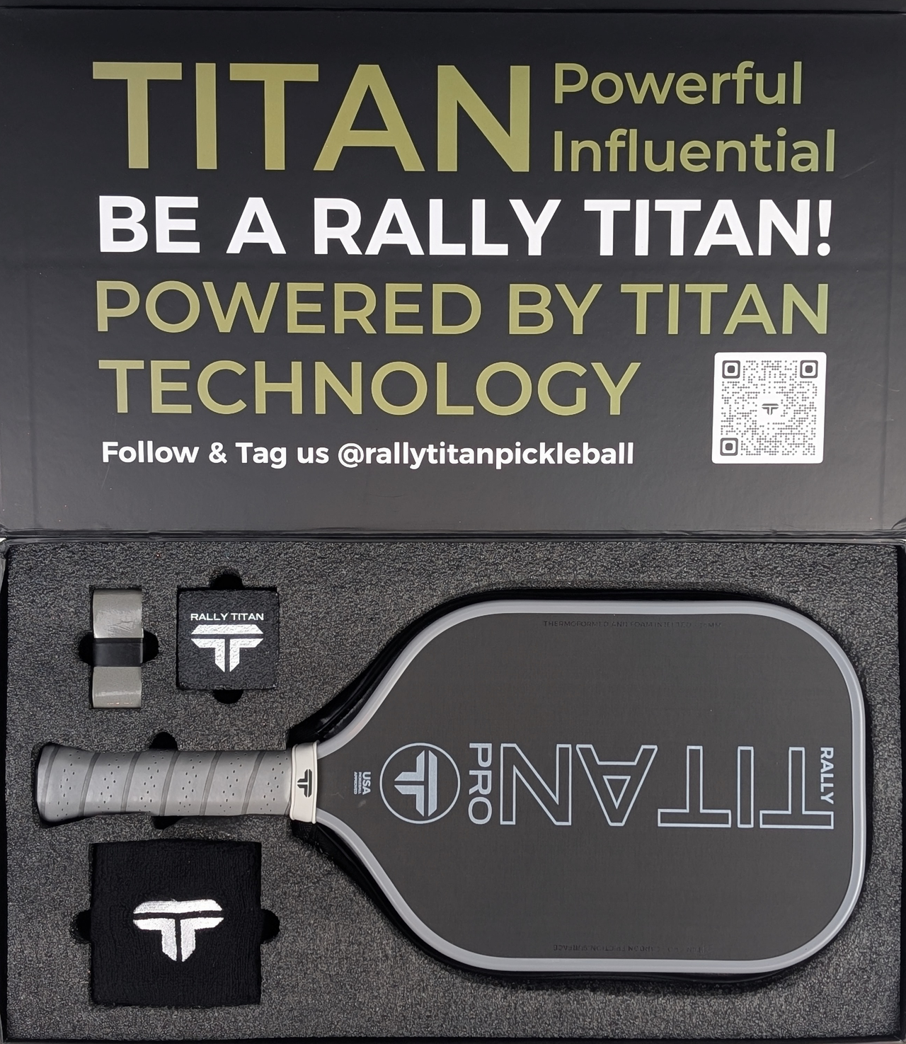 Titan Pro 16MM | Thermoformed Unibody Construction | Foam Injected Walls | T700 Titan Carbon Friction Surface | Grey