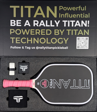 Thumbnail for Titan Pro 16MM | Thermoformed Unibody Construction | Foam Injected Walls | T700 Titan Carbon Friction Surface | White with Pink Accents